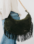 Loretta Fringe Bag | Olive