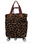 Tenley Quilted Tote Roller Bag | Leopard