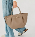 Teagan Tote Bag | Taupe