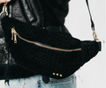 Susie Suede Bum Bag | Black