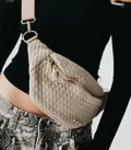 Susie Suede Bum Bag | Oat
