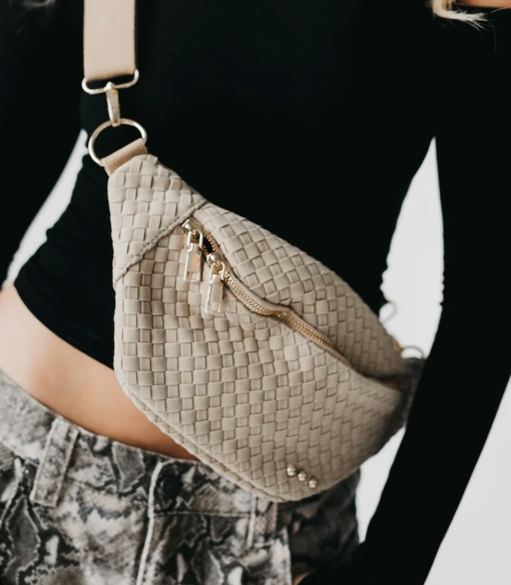 Susie Suede Bum Bag | Oat