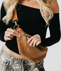 Susie Suede Bum Bag | Camel