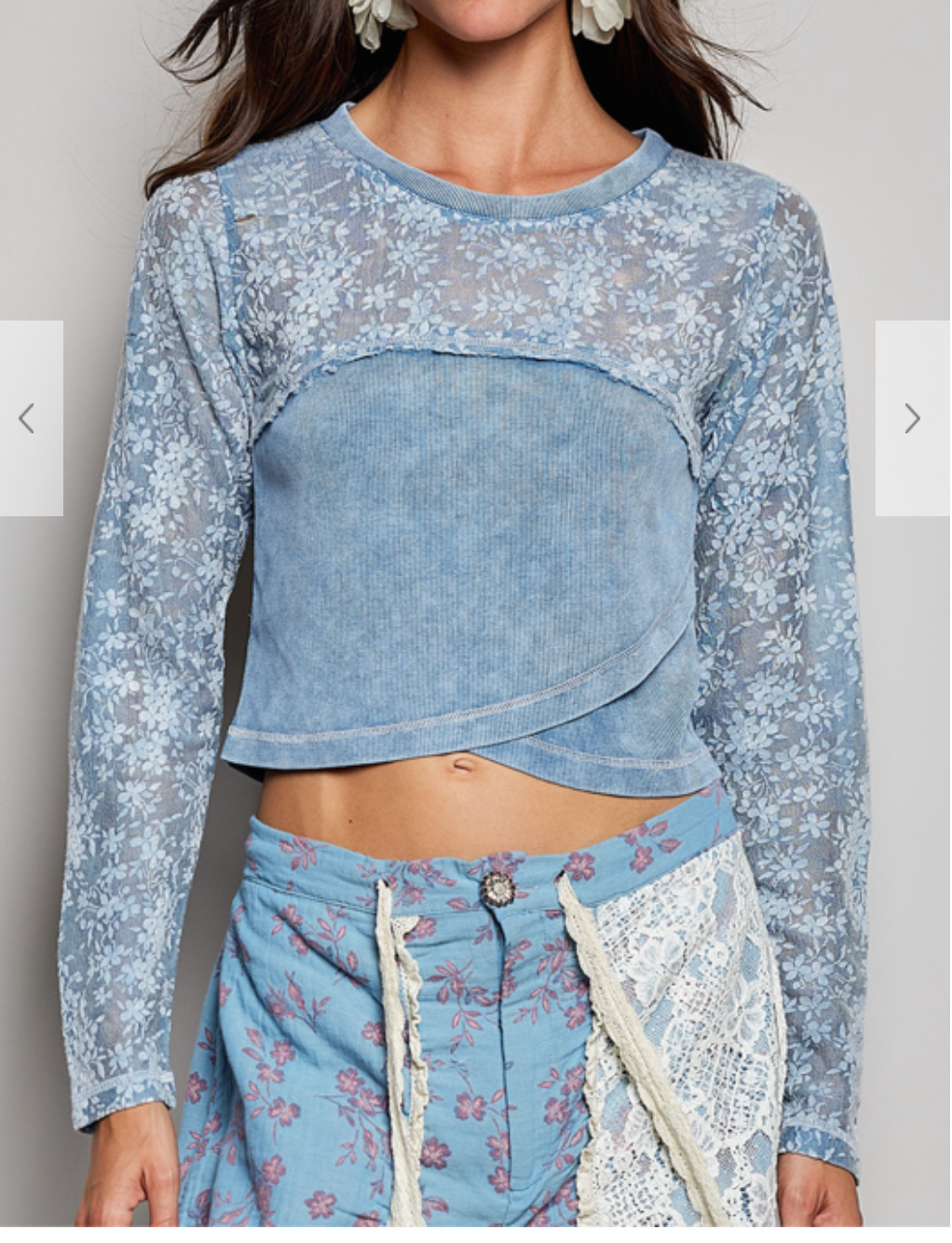 Iris Top | Blue
