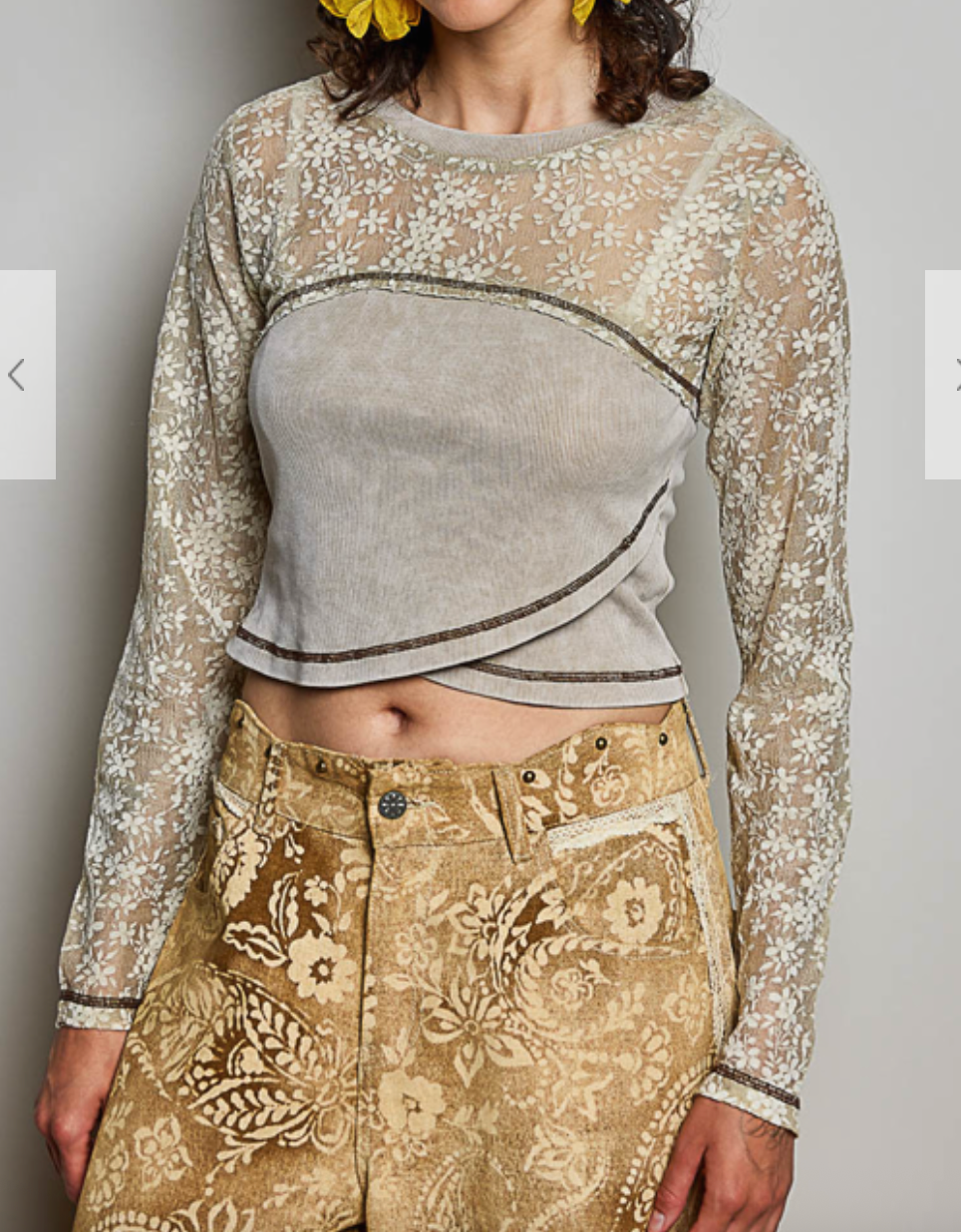 Iris Top | Beige