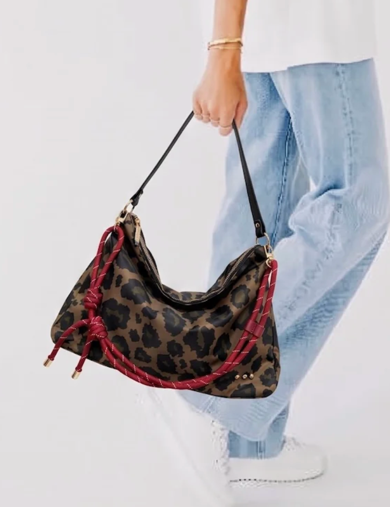 Nikki Nylon Bag | Leopard