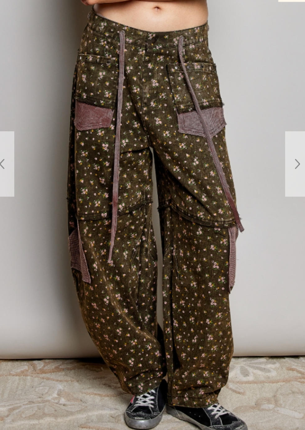 Sienna Wide Leg Pants | Coffee Floral