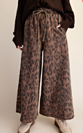 Wild Side Wide Leg Pants | Leopard