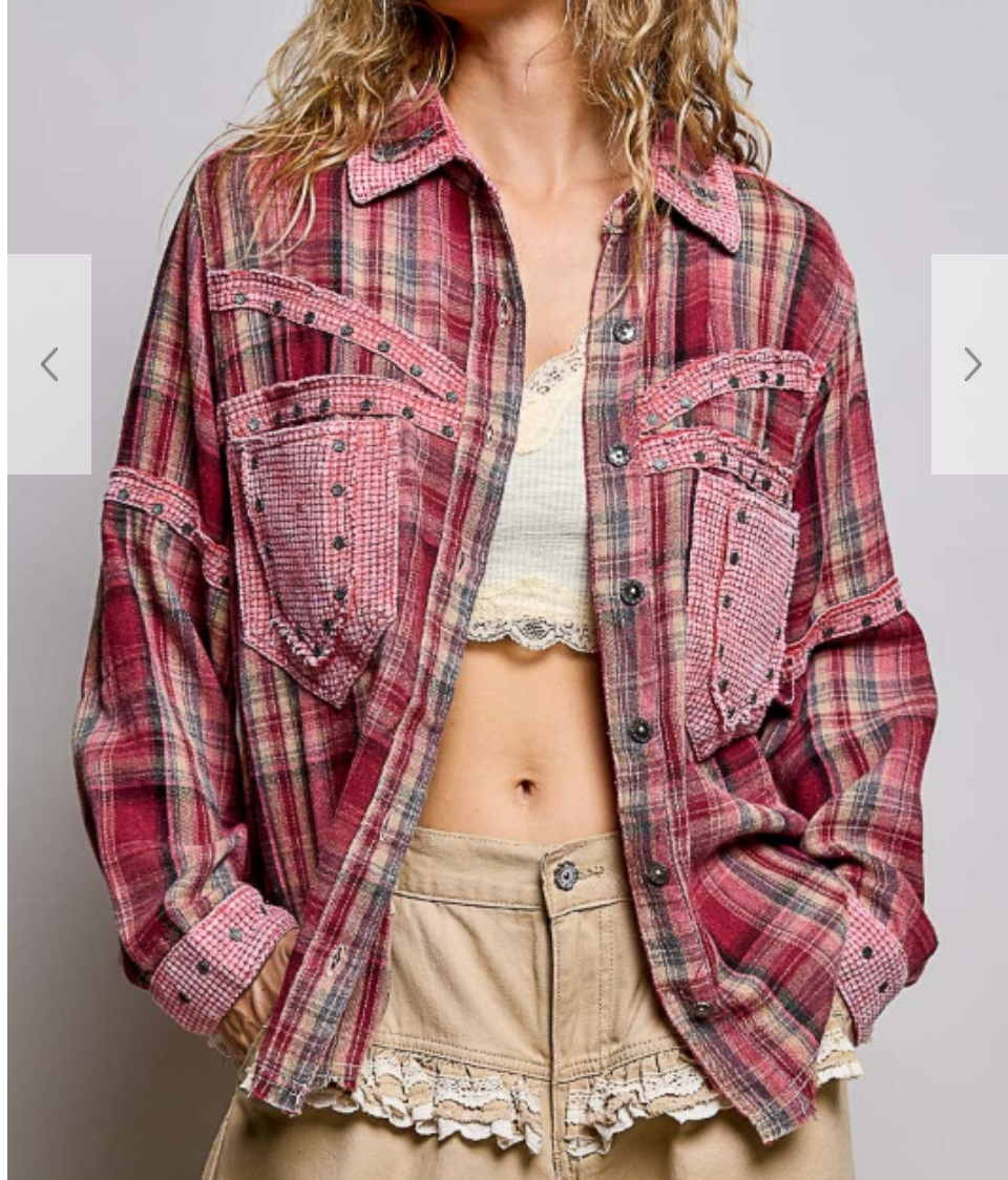 Hearthside Flannel | Burgundy