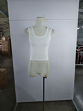 Clark Crop Tank Top | White