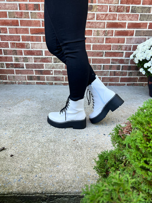 Buy a Round Combat Boots FINAL SALE