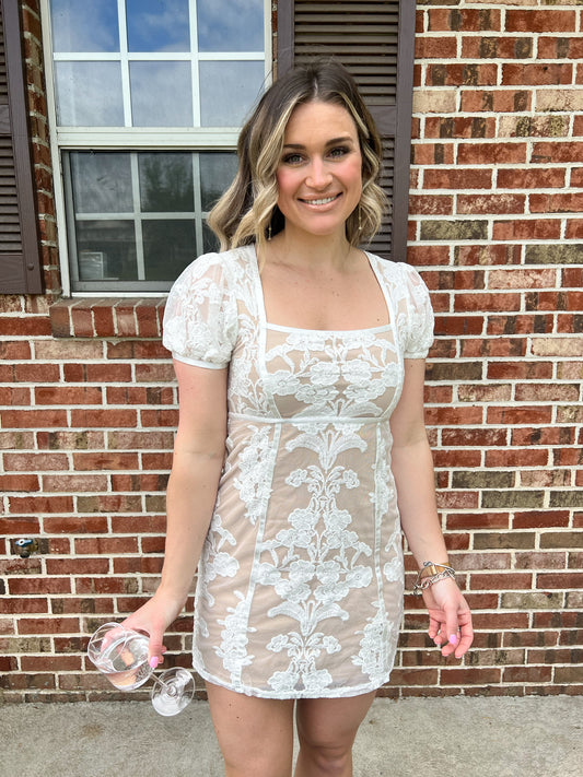 Born To Be Yours Lace Dress FINAL SALE