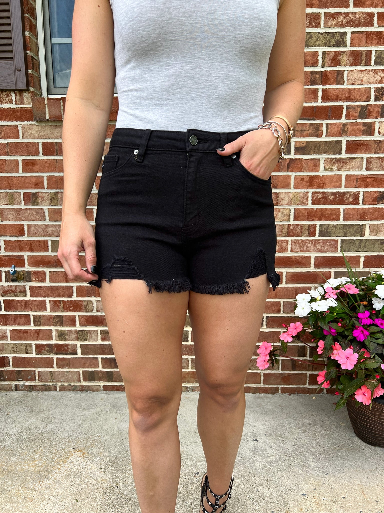 High waisted hotsell shorts sale