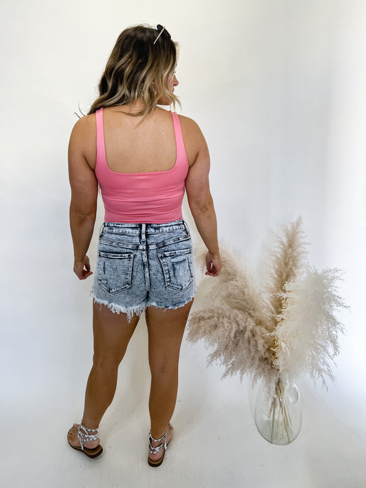 All Night Bodysuit | Pink FINAL SALE