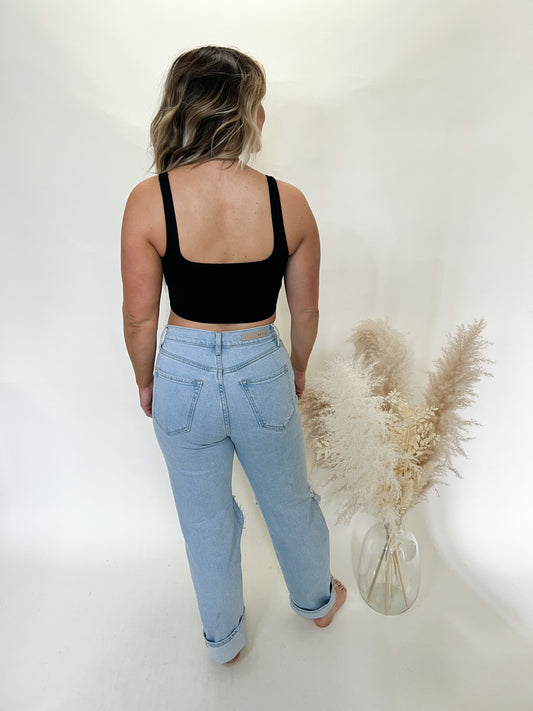 Lazy Days Bra Top | Black